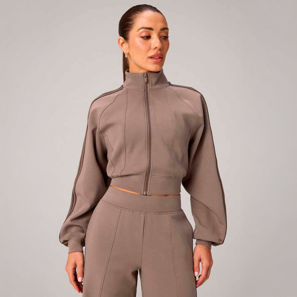 Casaca Elevated Track Jacket Mujer Desert Shadows/dark Sienna