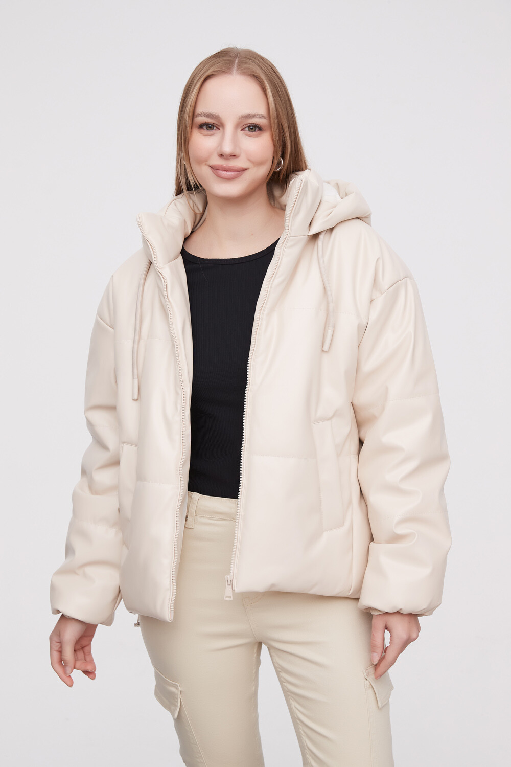 Campera Agosyn Beige Claro