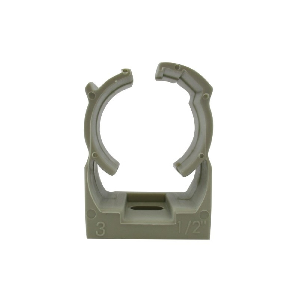SOPORTE PLASTICO P/CAÑO 1/2 