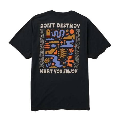 Remera Roark Nomads Negro