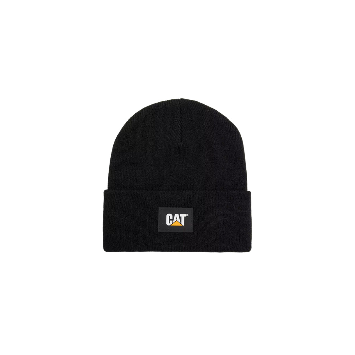 Gorro Caterpillar Label Cuff Beanie - Black - Black 