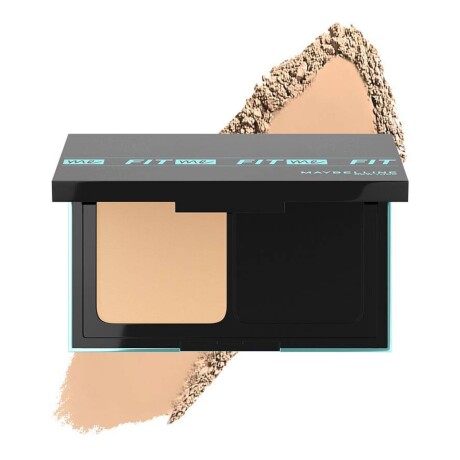 Polvo compacto Maybelline Fit Me Powder Foundation SPF 44 128 Warm nude