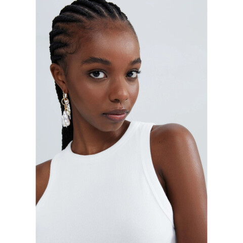 BLUSA SM FEM BEGE CLARO