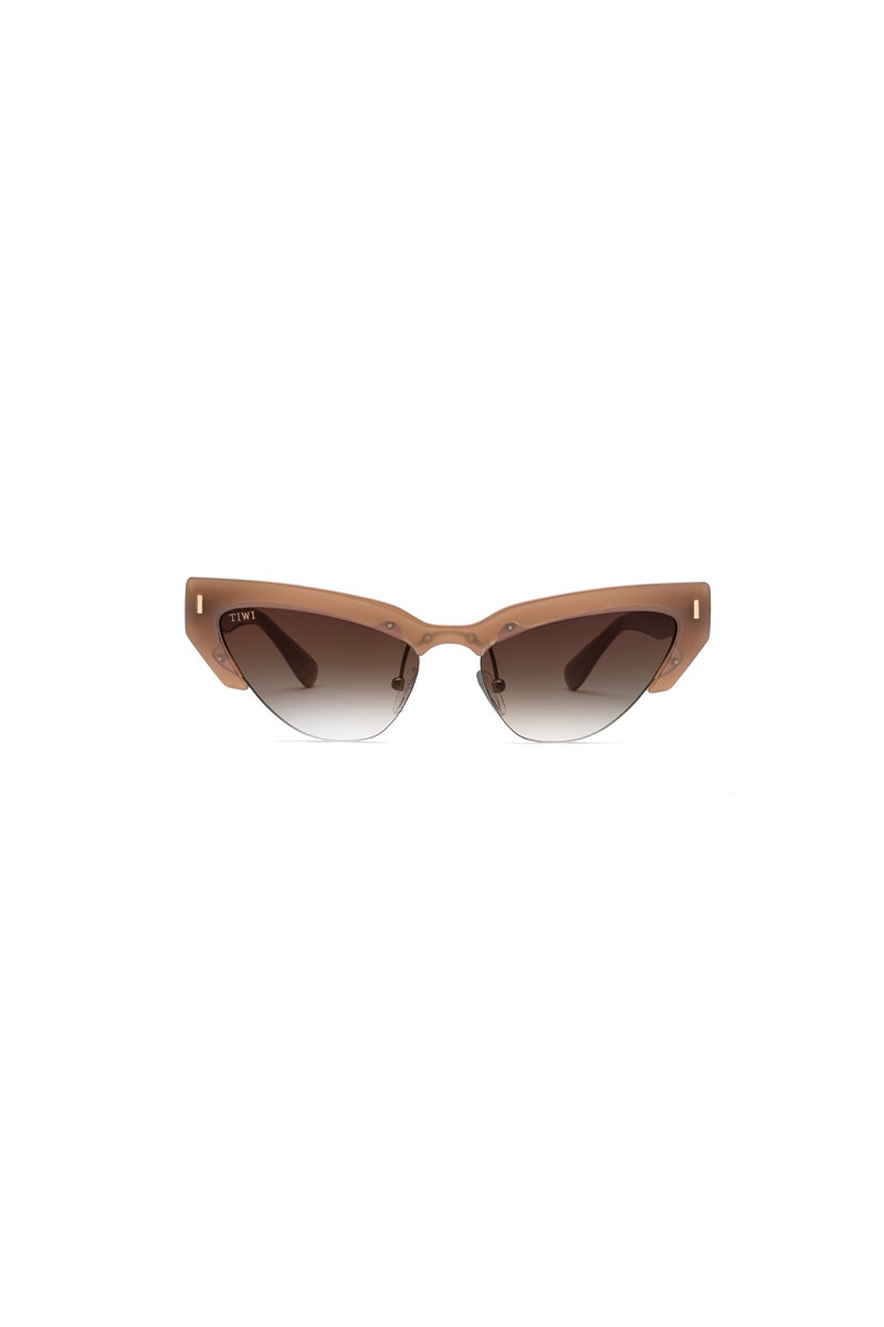 Tiwi Muse Shiny Coconut Whit Brown Gradient Lenses