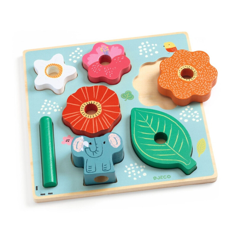 Puzzle en relieve encastre Puzz & Stack Happys Djeco Puzzle en relieve encastre Puzz & Stack Happys Djeco