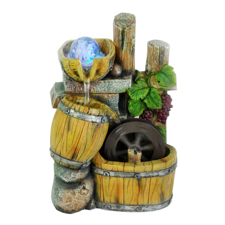 Fuente De Agua Barriles Amarillos Fuente De Agua Barriles Amarillos