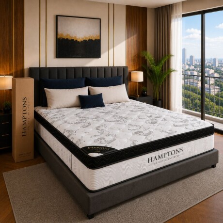 Colchon de resortes King Hamptons Osmium Colchon de resortes King Hamptons Osmium
