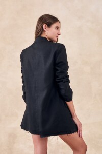 Blazer Lino Negro