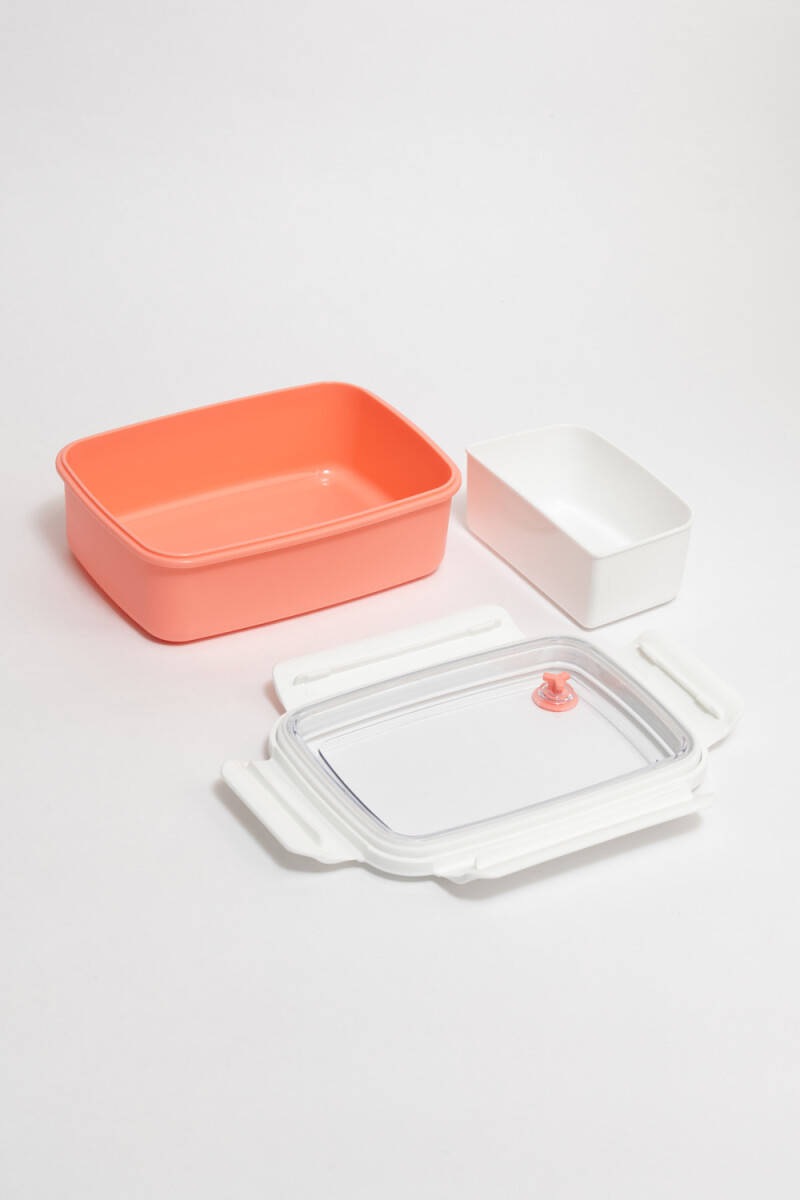 Tupper Combinado Rosa Y Crudo