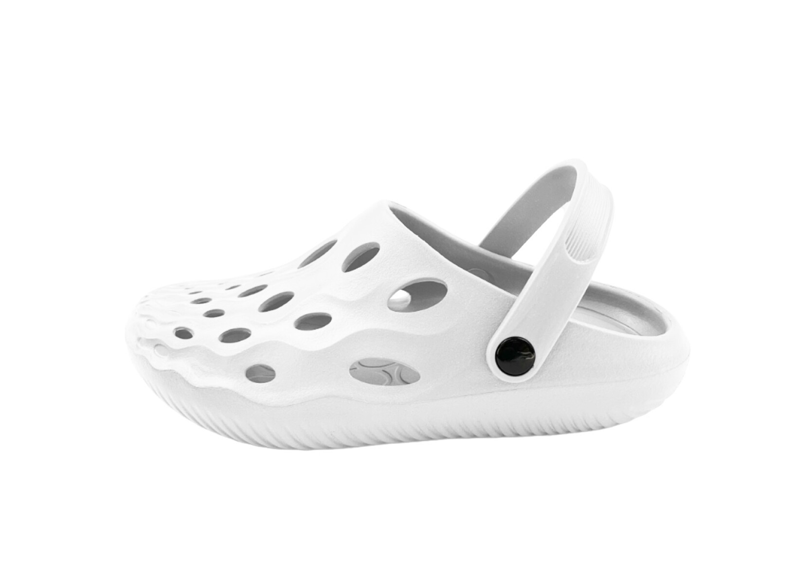 Sandalia de goma 41-42 - blanco 