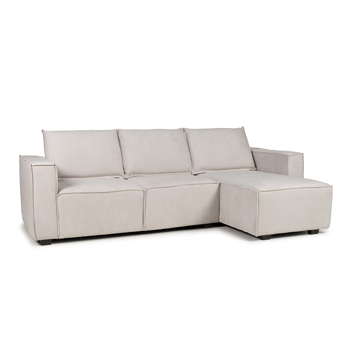 Rinconera Urban - Tela Microfibra - Chaise derecho - 12073 (Greige) 