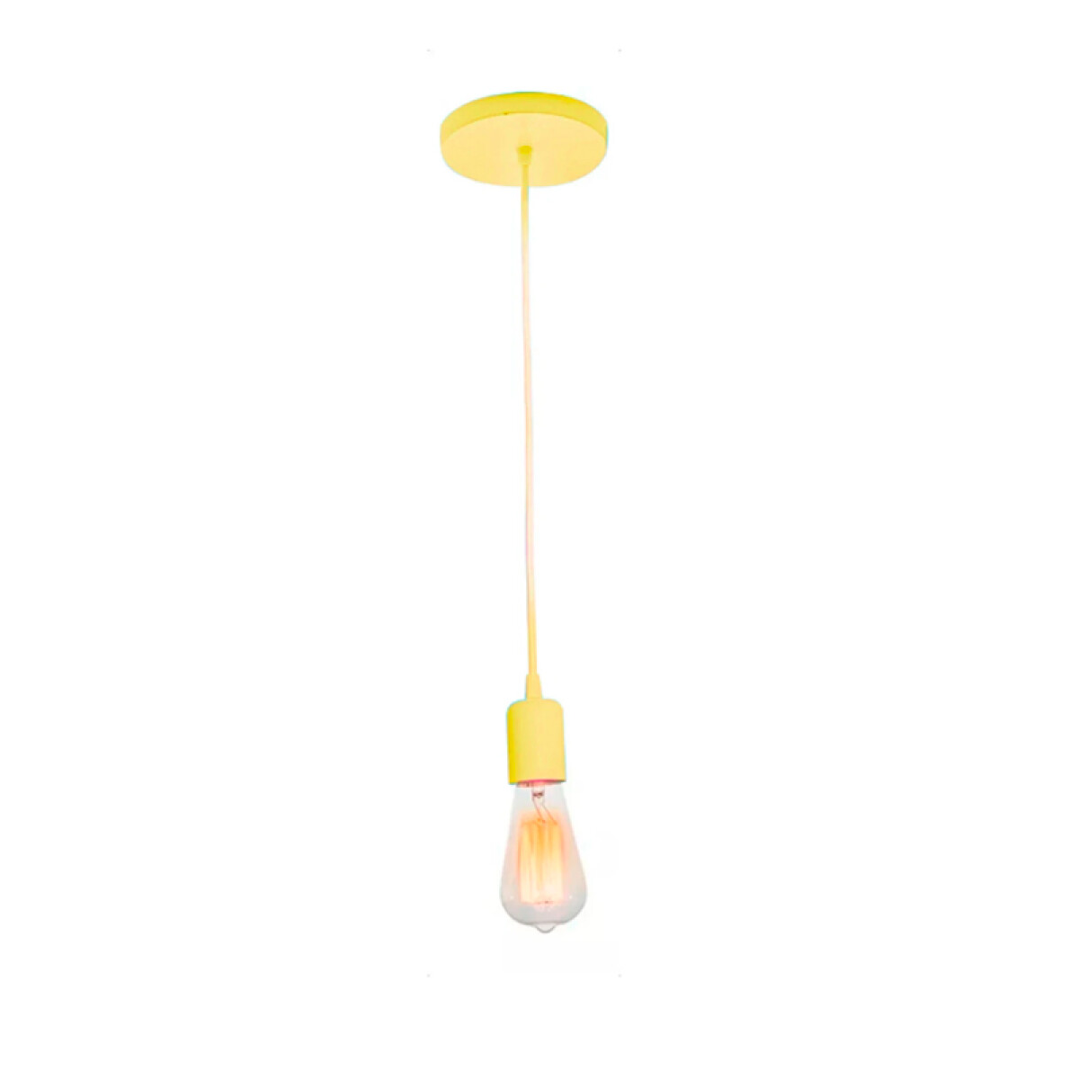 Lámpara Colgante Decorativa Rainbow Amarilla 