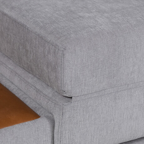 Sofá Cama Niki - Con mesa - Tela Microfibra 10286 (Gris)