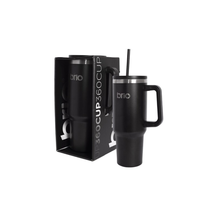 VASO TERMICO CON SORBITO 1200ML BRIO NEGRO