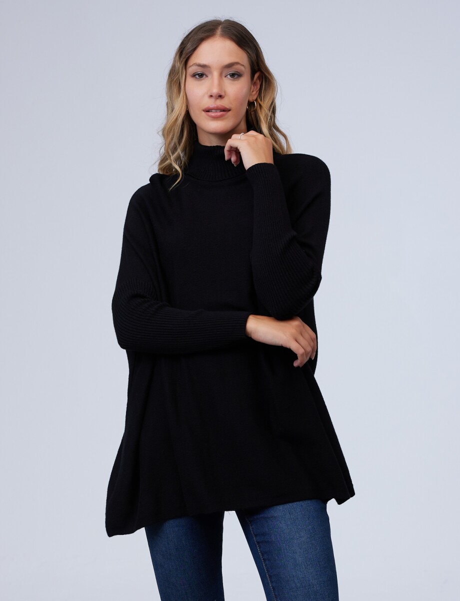 Polera Oversize - Negro 