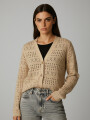 Cardigan Beanie Beige