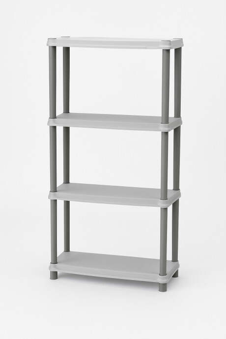 Estantería Plástica Nº15 - Gris (4 Niveles) Rimax Estantería Plástica Nº15 - Gris (4 Niveles) Rimax