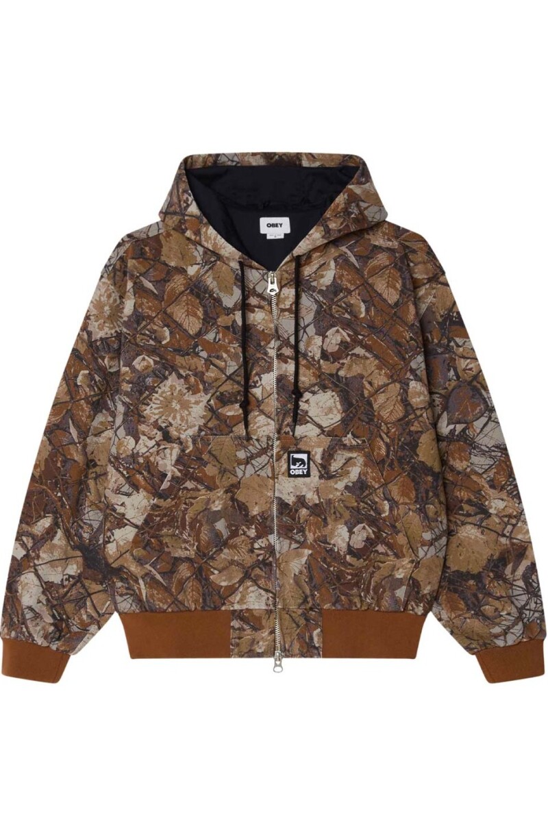 OBEY GLEN ZIP UP JACKET Multicolor
