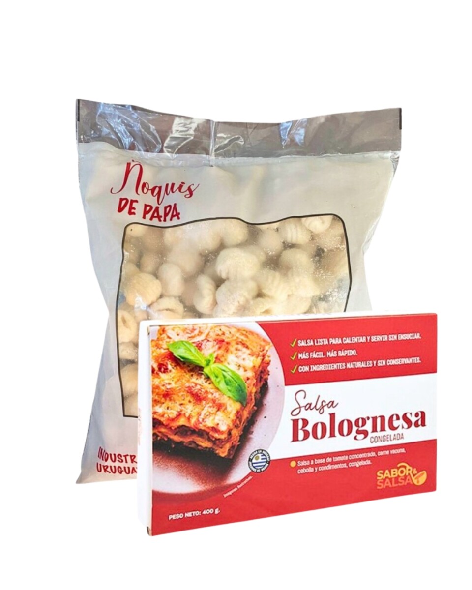 Combo Ñoquis LCDLC 1 kg - + Salsa Bolognesa 