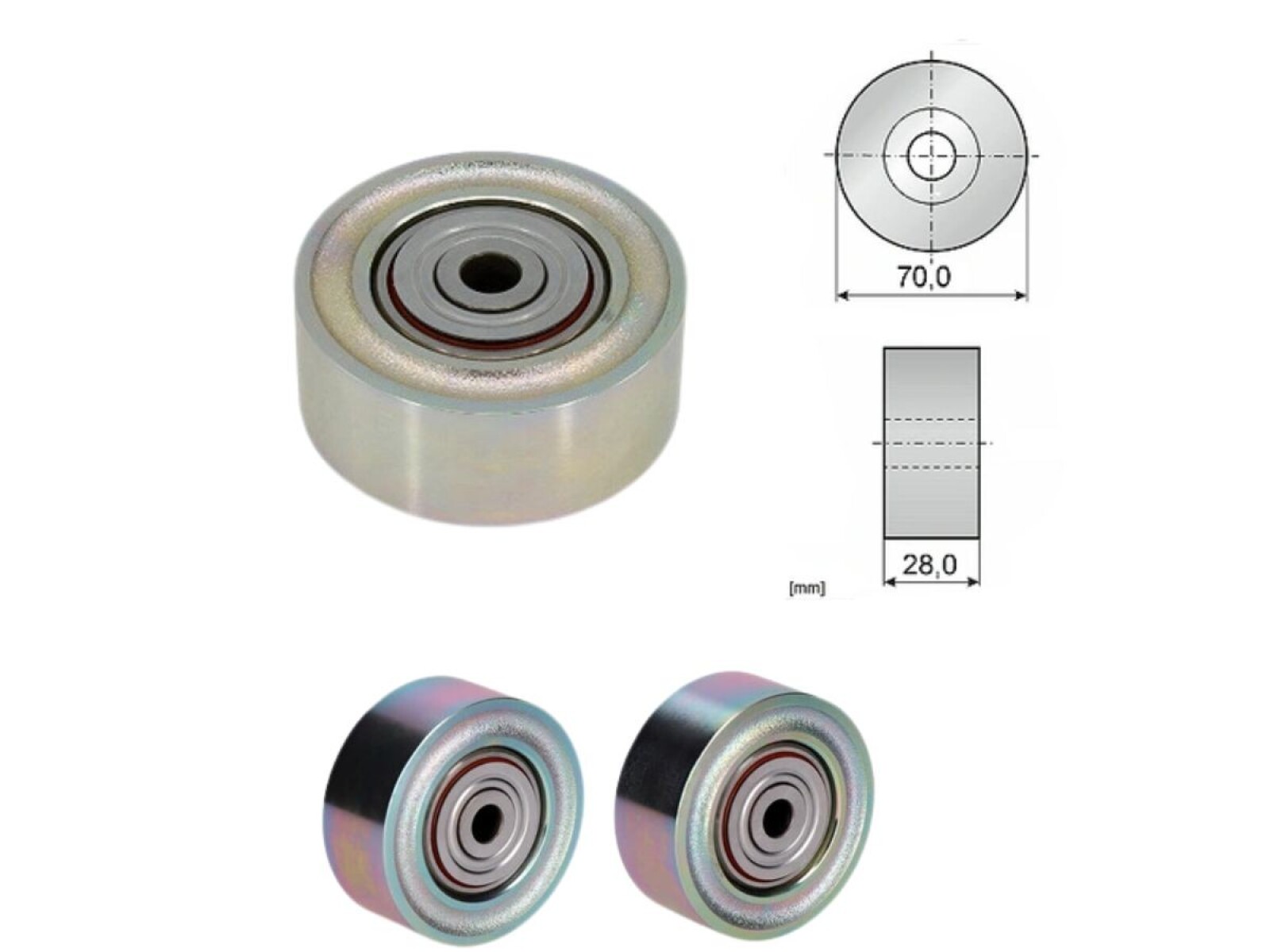 Tensor Guia Correa Toyota Hilux 04-17 