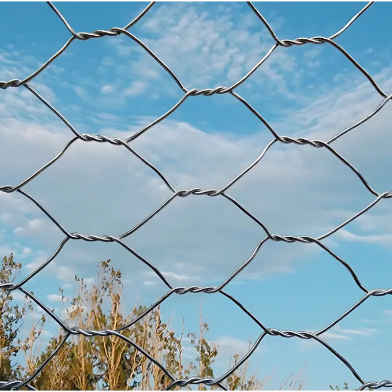 Tejido Electrosoldada Galvanizada Hexagonal 1.24mm 1.00X25M Gris