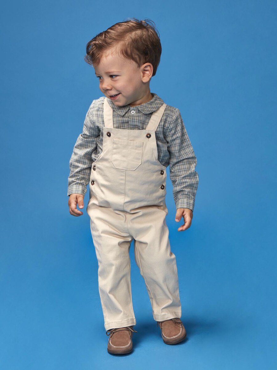 Peto Largo Con Bolsillo Piedra