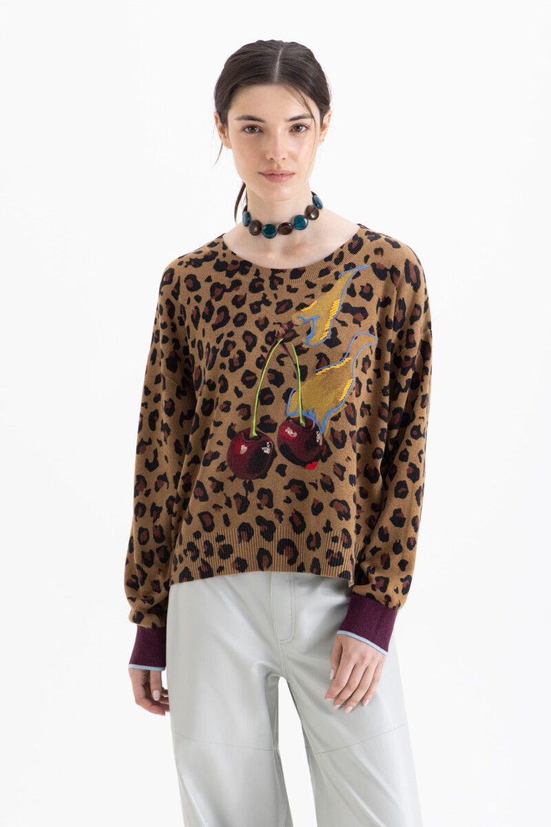 SWEATER REMY Leopardo