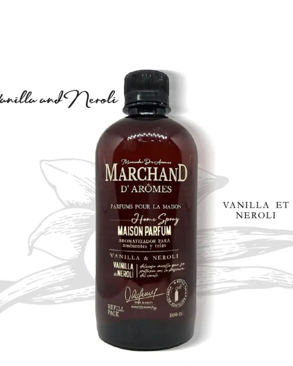 REFILL HOME SPRAY MARCHAND 500ML - VAINILLA & NEROLI 