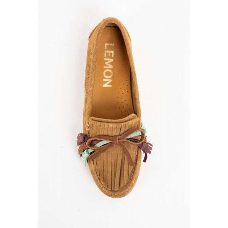 Mocasin Gamuza Camel