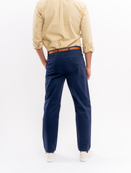 Pantalon chino azul