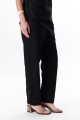 PANTALON LINO STRECH NEGRO