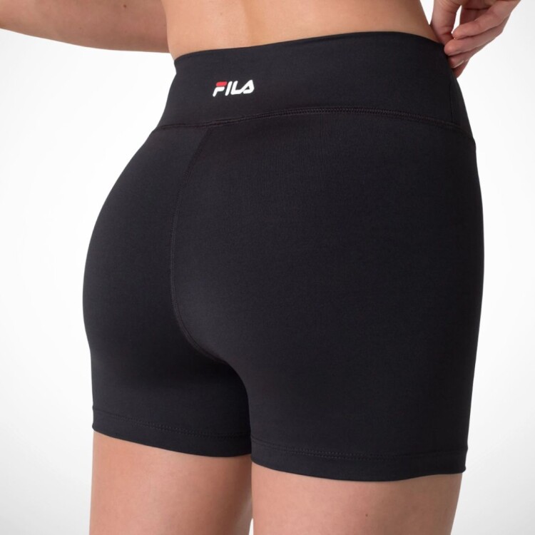 CALZA CORTA TIRO ALTO FLAT LIFE FILA NEGRO