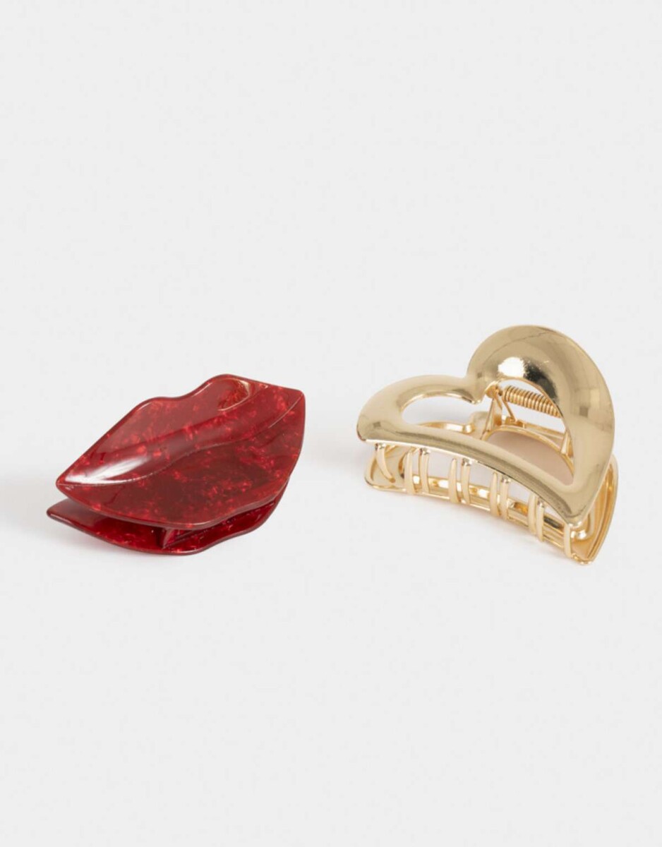 Set De Broches - Combinacion Bicolor 