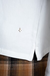 Remera Manga Larga Algodón Elastano Nacar