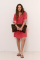 VESTIDO LINO POLO CORAL