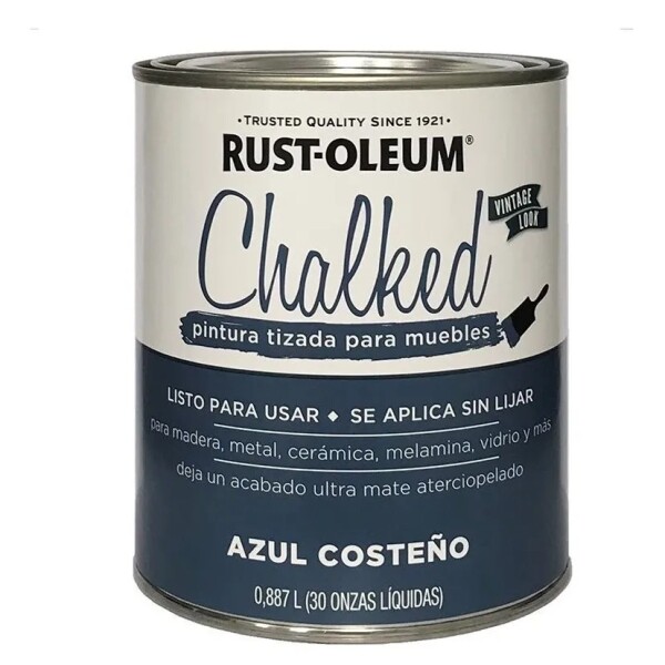Esmalte Tizado 0.900L Azul costeño Rust Oleum