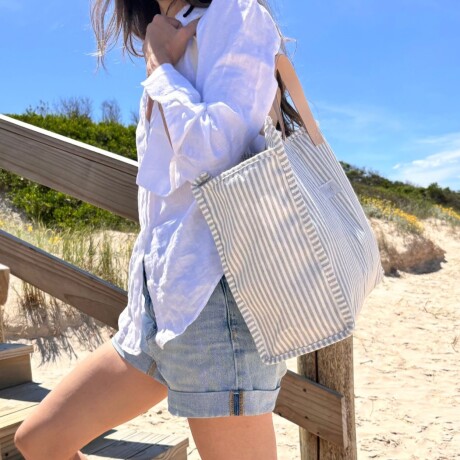 Bolso de Playa Chico Amalfi Gris
