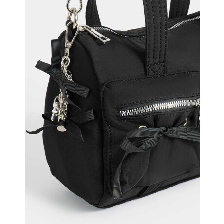 Cartera City Con Moños Negro