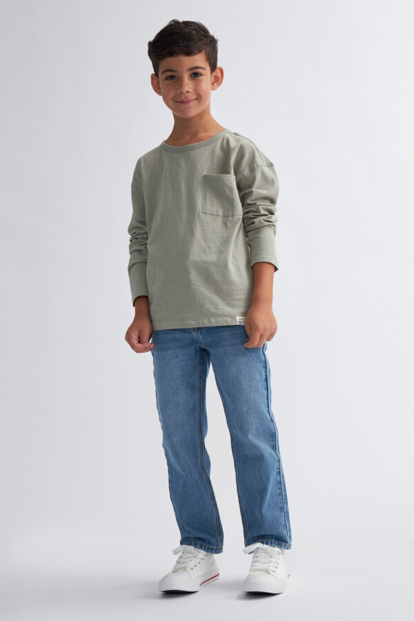 Pantalon jean Azul Claro