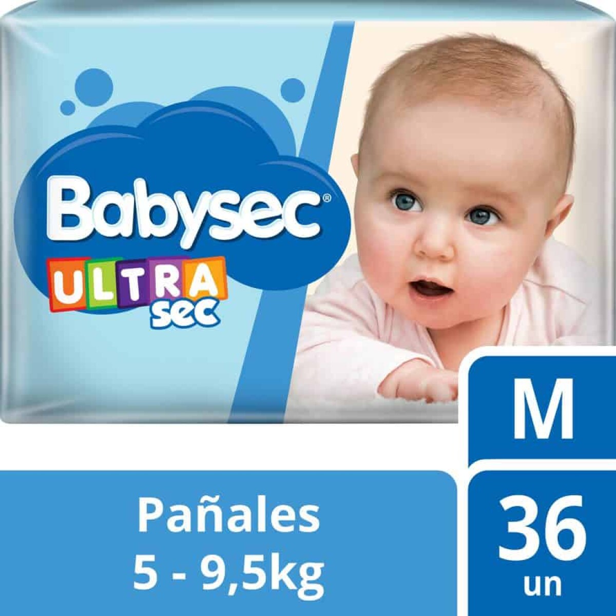 Pañales Babysec Ultrasec M X 34 