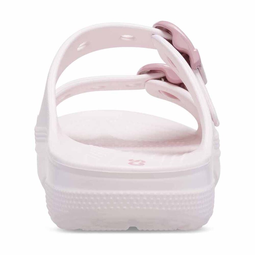 Sandalias Crocs Saturday Enamel Buckle Sandal W Mujer Bubble Ice