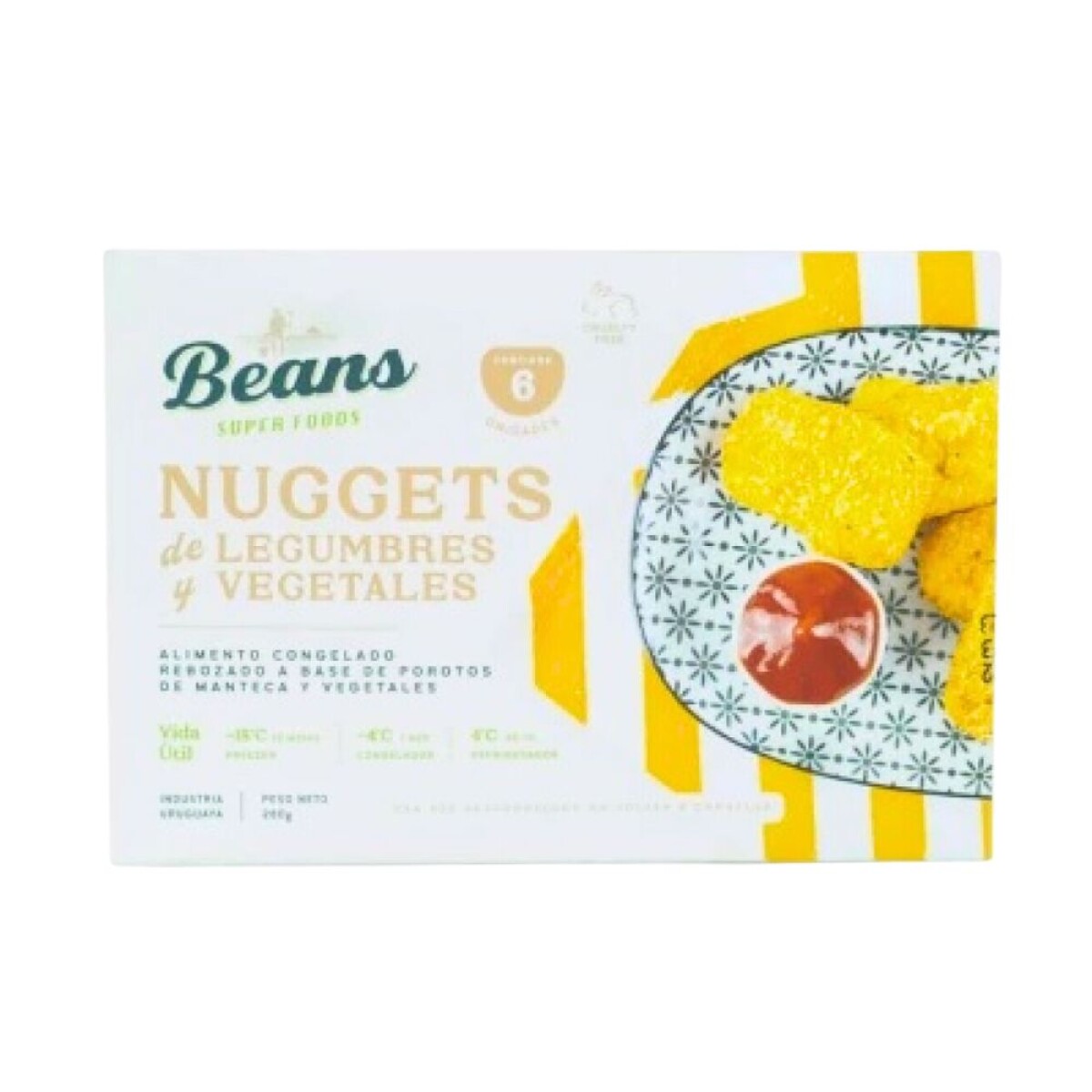 Nuggets vegetales y legumbres Beans 