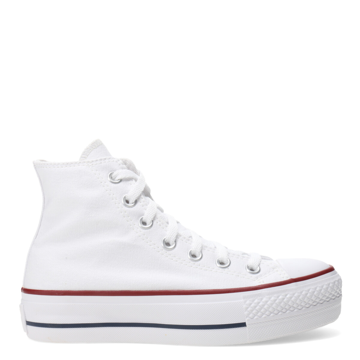 Championes Unisex Converse Chuck Taylor All Star Hi - Blanco - Rojo - Azul 