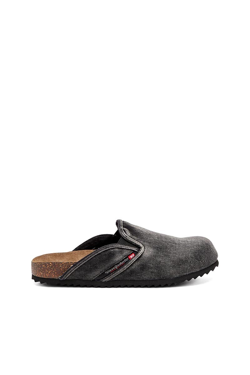 Zuecos Para Hombre D-Woodstock Slip-On - Negro 