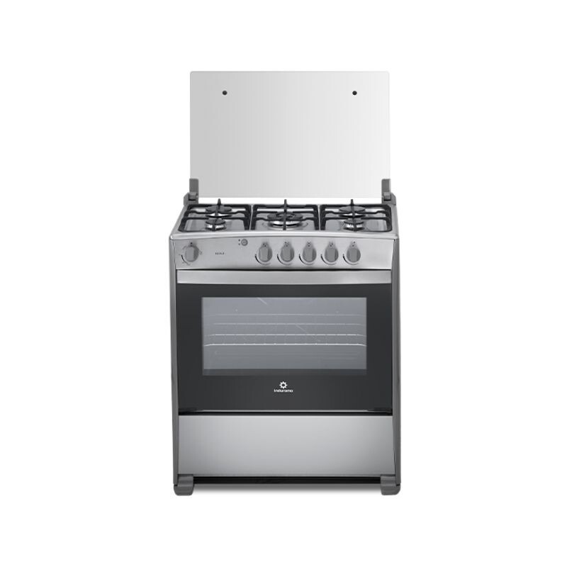 COCINA SUPERGAS INDURAMA 5H CON GRILL - ALCALA Acero