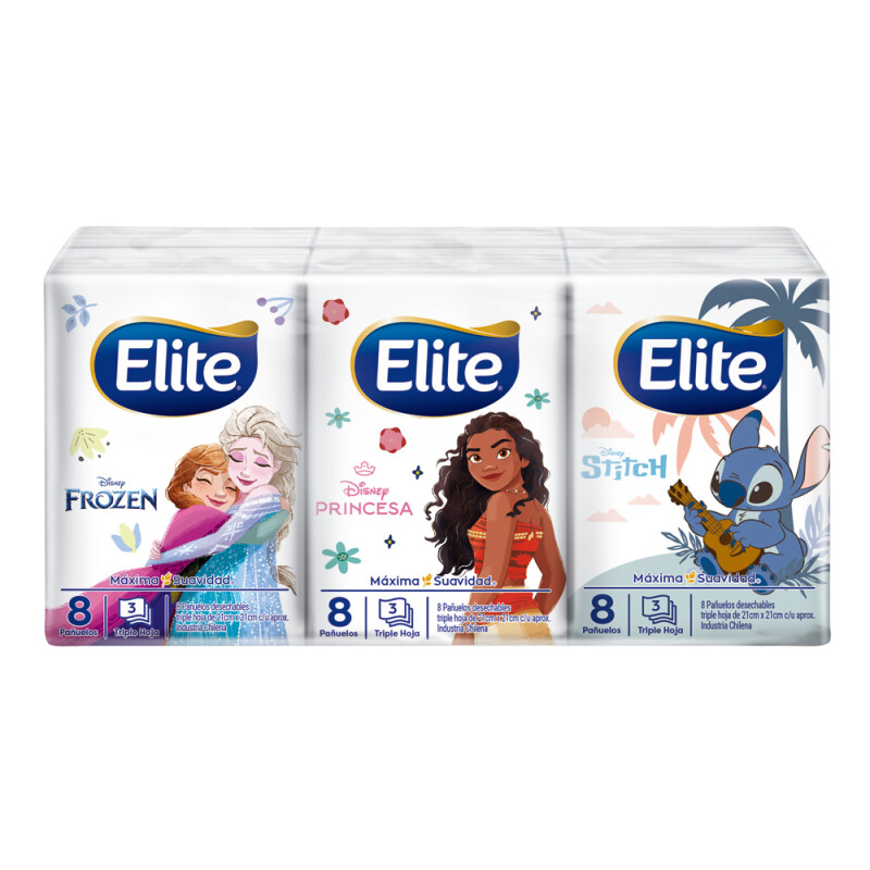 Pañuelos Elite Mini Pocket Disney 6 Uds. Pañuelos Elite Mini Pocket Disney 6 Uds.