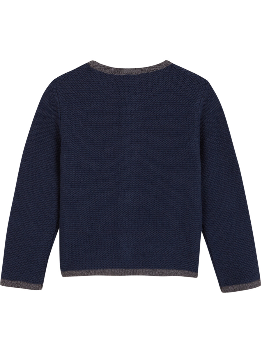 Chaqueta Tipo Austria Azul Medio Oscuro