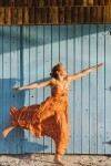 Vestido Avelia Naranja