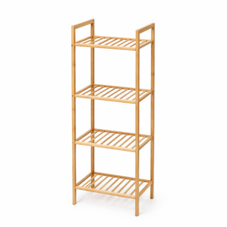 Estantería bambú de 4 estantes - 35x24x100cm Sc