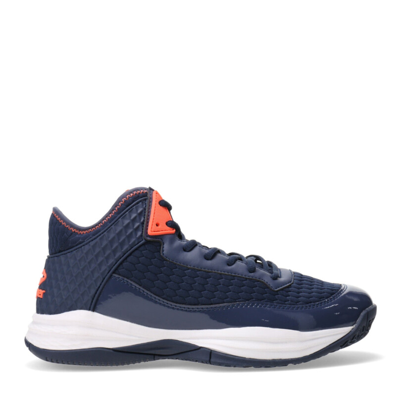 Championes de Hombre Topper Bota Basket Block Azul Marino - Rosado Coral